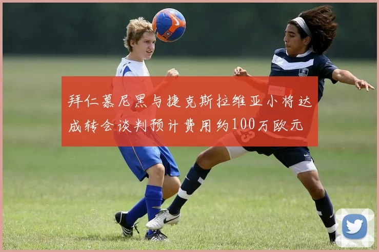 拜仁慕尼黑与捷克斯拉维亚小将达成转会谈判预计费用约100万欧元